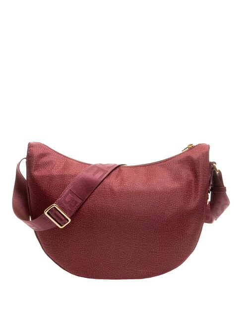 BORBONAIS LUNA Sac à bandoulière en tissu jet op merlot - Sacs pour Femme