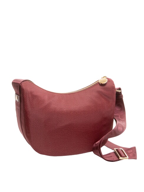 BORBONAIS Sac Hobo LUNA, petit merlot - Sacs pour Femme