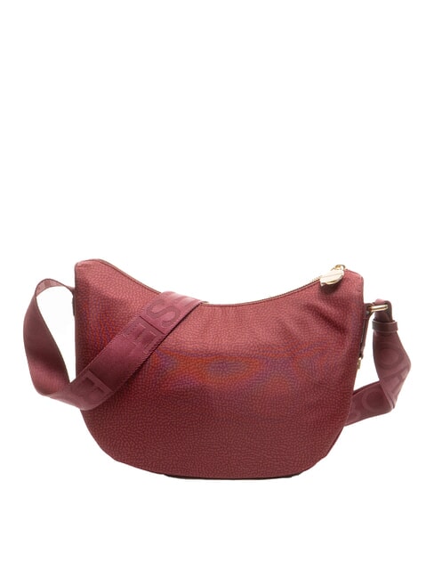 BORBONAIS Sac Hobo LUNA, petit merlot - Sacs pour Femme