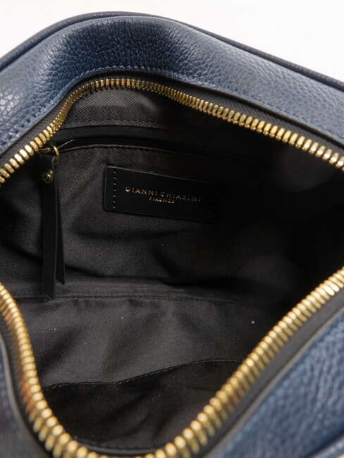 NINA Sacoche en cuir pour appareil photo BLEU - Sacs pour Femme