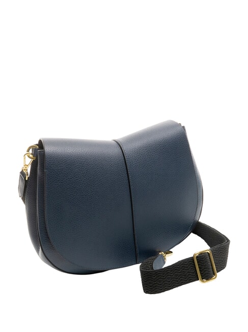 HELENA ROUND Petit sac à bandoulière en cuir BLEU - Sacs pour Femme