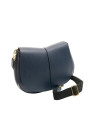 GIANNI CHIARINI HELENA ROUND Petit sac à bandoulière en cuir BLEU - Sacs pour Femme - 2