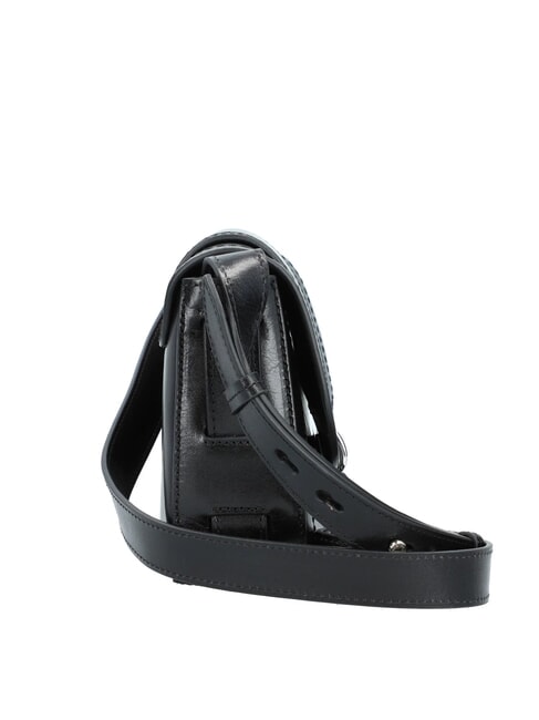 BENEDETTA  Mini sac bandoulière en cuir black Gold - Sacs pour Femme