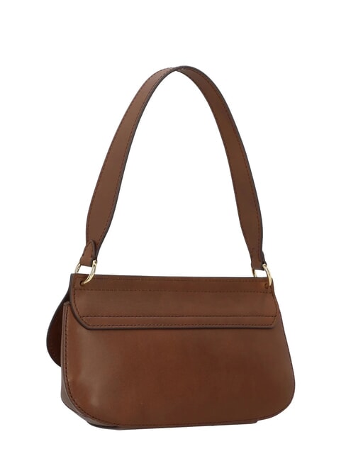 ERICA Sac &agrave; bandouli&egrave;re en cuir MARRON - Sacs pour Femme