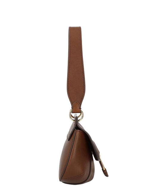 ERICA Sac &agrave; bandouli&egrave;re en cuir MARRON - Sacs pour Femme