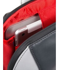 PIQUADRO URBAN Sac à dos pour ordinateur portable 14", en cuir gris noir - Sacs à dos pour ordinateur portable - 2