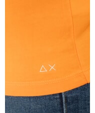 SUN68 BOXY T-shirt col V - T-shirt