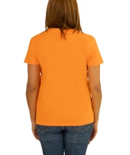 SUN68 BOXY T-shirt col V orange - T-shirt - 3