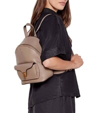 COCCINELLE BEAT GENERATION Sac à dos en cuir taupe chaud - Sacs pour Femme - 5