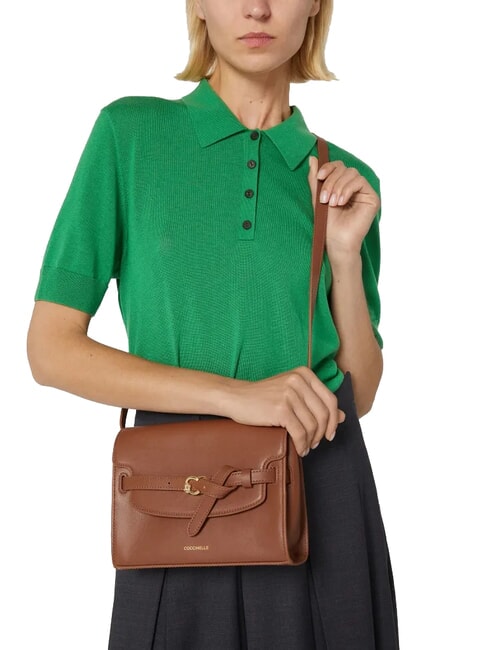 SABINE  Mini sac à bandoulière Cognac - Sacs pour Femme