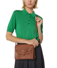 COCCINELLE SABINE  Mini sac à bandoulière Cognac - Sacs pour Femme - 4