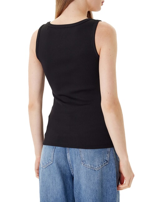 RAISSA LOGO Débardeur avec logo strass jetbla - T-shirt