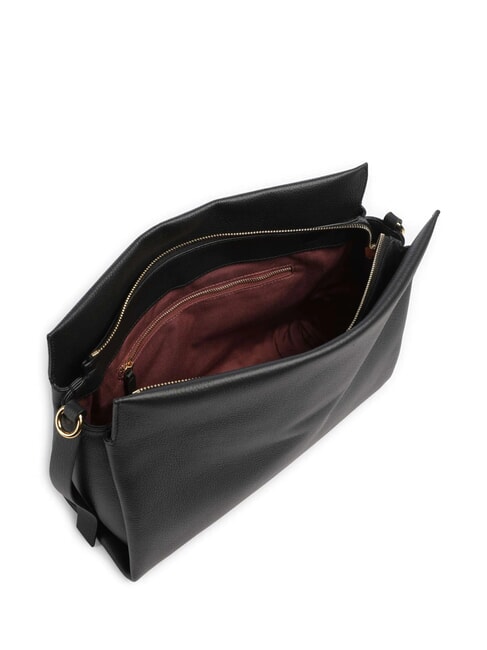 BOHEME GRANA DOUBLE Sac à main, avec bandoulière, en cuir noir/cognac - Sacs pour Femme