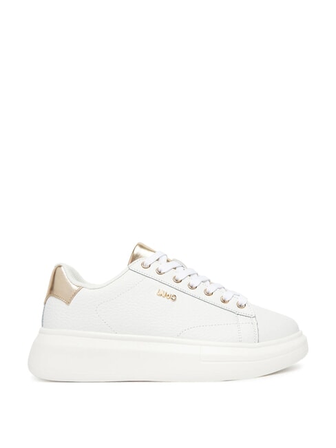 BABOL 01 Baskets blanc / or clair - Chaussures Femme