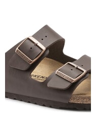 BIRKENSTOCK ARIZONA BIRKO FLOR Sandale pantoufle &agrave; deux boucles marron fonc&eacute; - Chaussures unisexe - 4