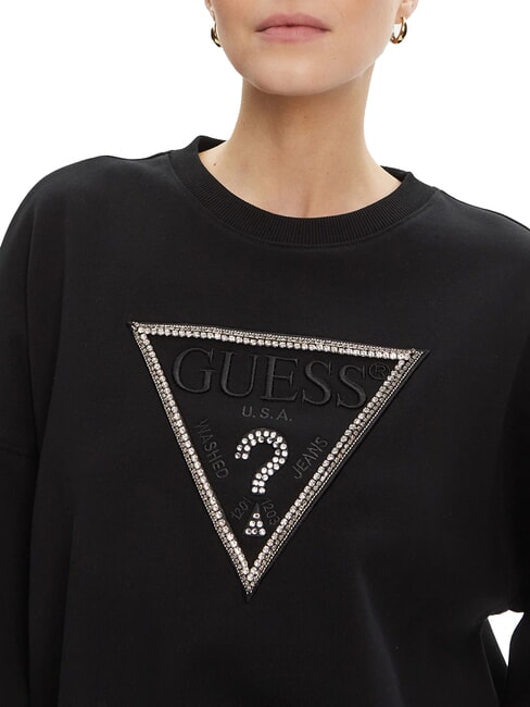 RACHELE TRIANGLE Sweat-shirt en coton jetbla - Sweat-shirts pour femmes