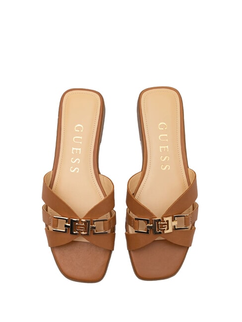 REALLA sandales en cuir bronzage - Chaussures Femme