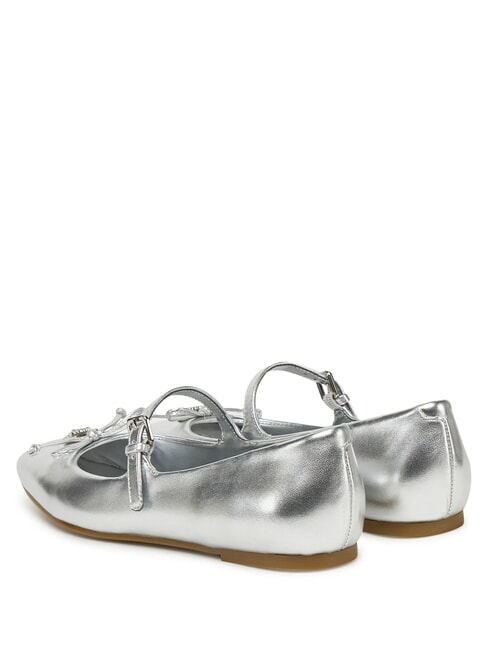 KAYRA Ballerines en cuir ARGENT - Chaussures Femme