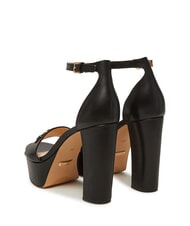 GUESS SETTLE Sandales hautes en cuir NOIR - Chaussures Femme - 3