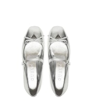 GUESS KAYRA Ballerines en cuir ARGENT - Chaussures Femme - 4
