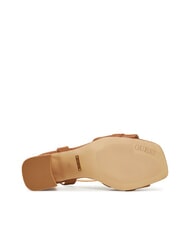 GUESS GRATO Sandales hautes en cuir bronzage - Chaussures Femme - 5