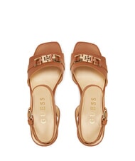 GUESS GRATO Sandales hautes en cuir bronzage - Chaussures Femme - 4