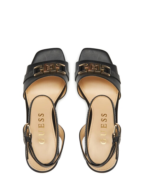 GRATO Sandales hautes en cuir NOIR - Chaussures Femme