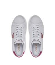 GUESS DENESA Baskets blanc/magenta - Chaussures Femme - 4