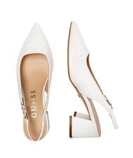 GUESS ZABELA Escarpins à talon de 6 cm blanc - Chaussures Femme - 3