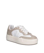 GUESS SWOLE Baskets blanc beige - Chaussures Femme - 2