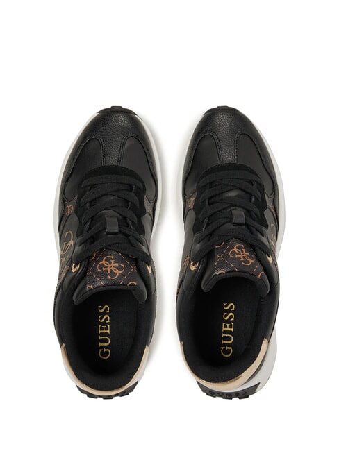 LUCKEI Baskets NOIR MARRON - Chaussures Femme