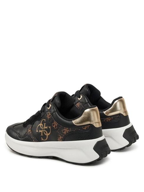 LUCKEI Baskets NOIR MARRON - Chaussures Femme