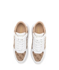 GUESS ENERGY4 Baskets Beige / Marron - Chaussures Femme - 3