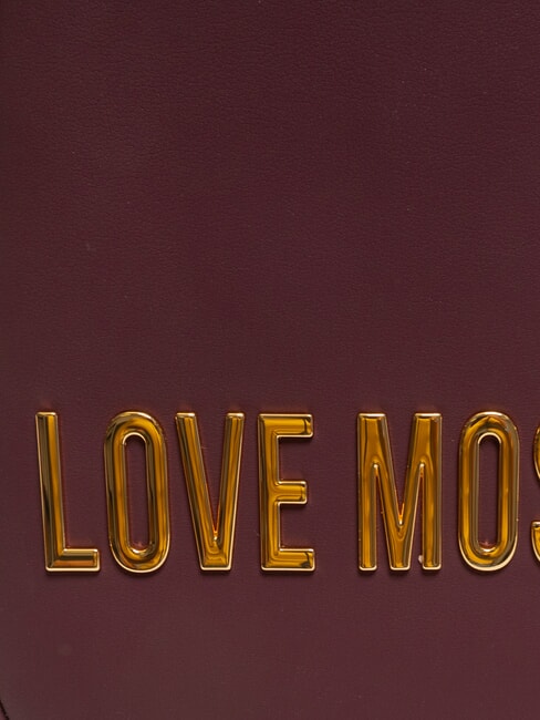 BOLD LOVE Petit sac &agrave; dos avec logo en relief vin - Sacs pour Femme