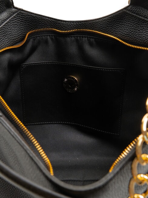 GIANT Sac shopping avec inserts en chaîne Noir - Sacs pour Femme