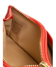 LOVE MOSCHINO JEWEL Porte-cartes plat avec zip ROUGE - Portefeuilles Femme - 3