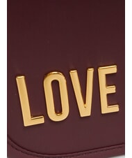 LOVE MOSCHINO BOLD LOVE Sac &agrave; bandouli&egrave;re avec rabat vin - Sacs pour Femme - 3