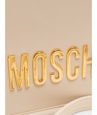 LOVE MOSCHINO BOLD LOVE Sac à bandoulière avec rabat Ivoire - Sacs pour Femme - 3