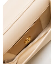 LOVE MOSCHINO BOLD LOVE Sac à bandoulière avec rabat Ivoire - Sacs pour Femme - 5