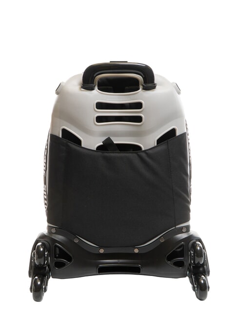 MAGIC GOAL Sac à dos à roulettes amovible à 3 roues RAYURE NOIR / BLANC - Sacs à dos à roulettes