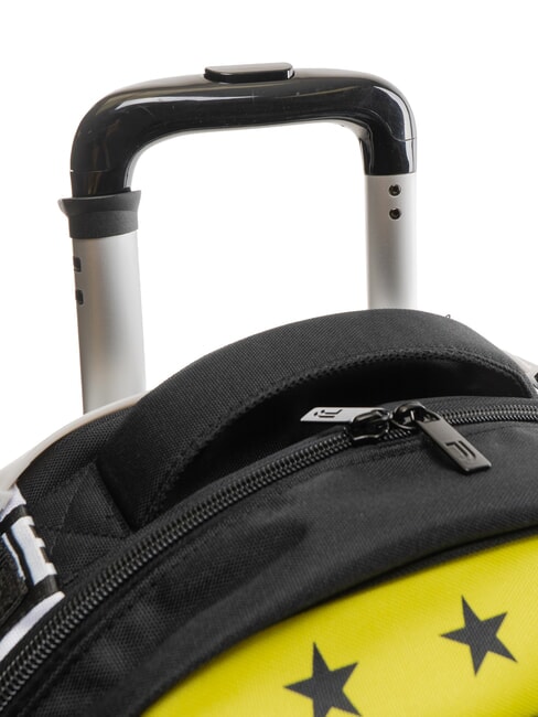 MAGIC GOAL Sac à dos à roulettes amovible à 3 roues RAYURE NOIR / BLANC - Sacs à dos à roulettes