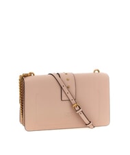 PINKO LOVE ONE CLASSIC Sac bandoulière en cuir avec rabat - Sacs pour Femme