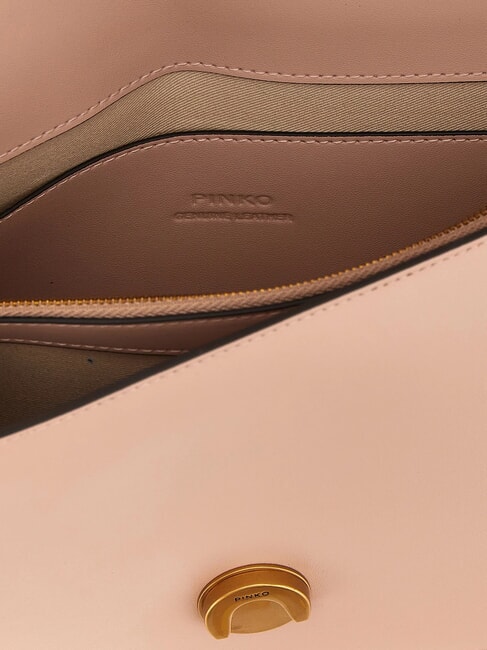 LOVE ONE CLASSIC Sac bandoulière en cuir avec rabat poudre-or antique - Sacs pour Femme