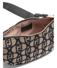 LIUJO KALISKA Petit sac bandoulière jacquard tabac - Sacs pour Femme - 6