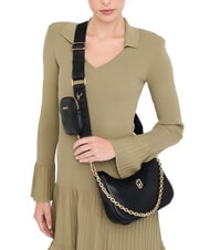 LIUJO ACHALA Petit sac avec chaîne et pochette NOIR - Sacs pour Femme - 5