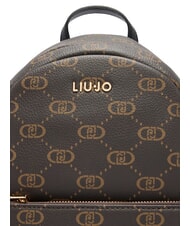 LIUJO CIRRY Sac à dos moyen avec logo intégral NOIR - Sacs pour Femme - 4