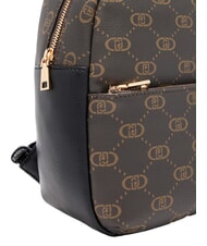 LIUJO CIRRY Sac à dos moyen avec logo intégral NOIR - Sacs pour Femme - 5