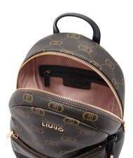 LIUJO CIRRY Sac à dos moyen avec logo intégral NOIR - Sacs pour Femme - 6