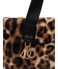 LIUJO VERRY Grand sac hobo en peluche macul naturel. - Sacs pour Femme - 5