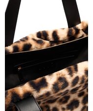 LIUJO VERRY Grand sac hobo en peluche macul naturel. - Sacs pour Femme - 6